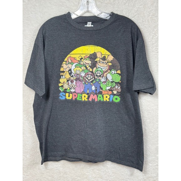 Ross Sportswear Other - Zuni Sportswear Super Mario Bros Cast‎ Graphic Tee Nintendo XL